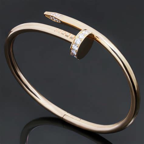 gold bangle cartier inspired|cartier justin un clou bracelet.